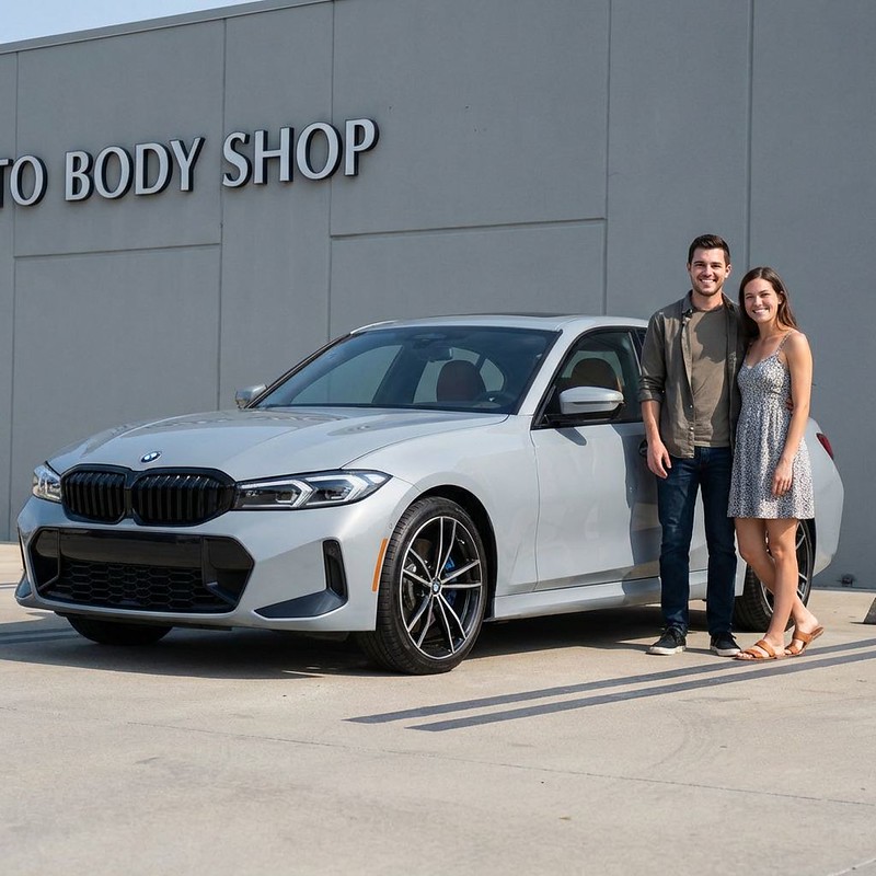 Silver BMW-Aluminum Repair GW & Sons Auto Body